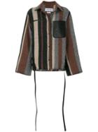 Loewe Striped A-line Jacket - Multicolour
