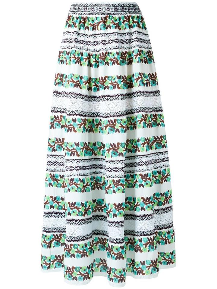 Cecilia Prado Knit Maxi Skirt, Women's, Size: Medium, Green, Cotton/acrylic