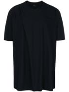 Lost & Found Rooms Fold Detail T-shirt - Black