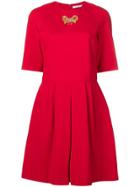 Vivetta Bow Mini Dress - Red