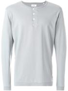 Saturdays Nyc Long-sleeve Fitted Sweatshirt - Grey