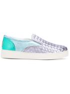 Bottega Veneta Dodger Slip-on Sneaker - Pink & Purple