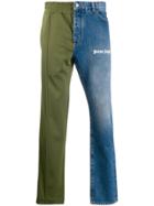 Palm Angels Hybrid Straight Trousers - Blue