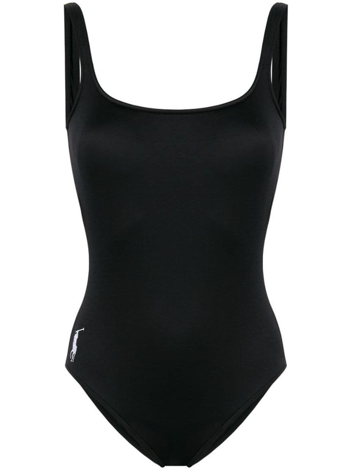 Polo Ralph Lauren Open-back Swimsuit - Black