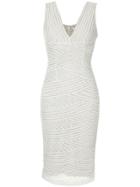 Rachel Gilbert Beaded Midi Dress - White