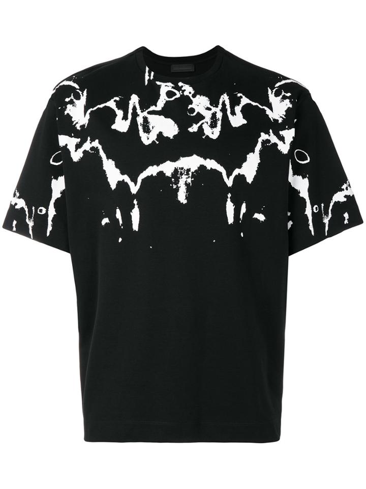 Diesel Black Gold Printed Two-tone T-shirt