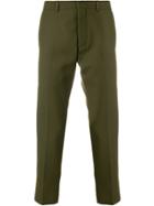 Ami Alexandre Mattiussi Cropped Trousers - Green