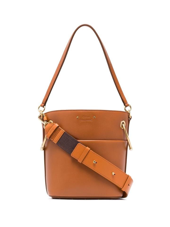 Chloé Brown Roy Leather Bucket Bag