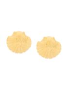 Atu Body Couture Shell Earrings - Metallic