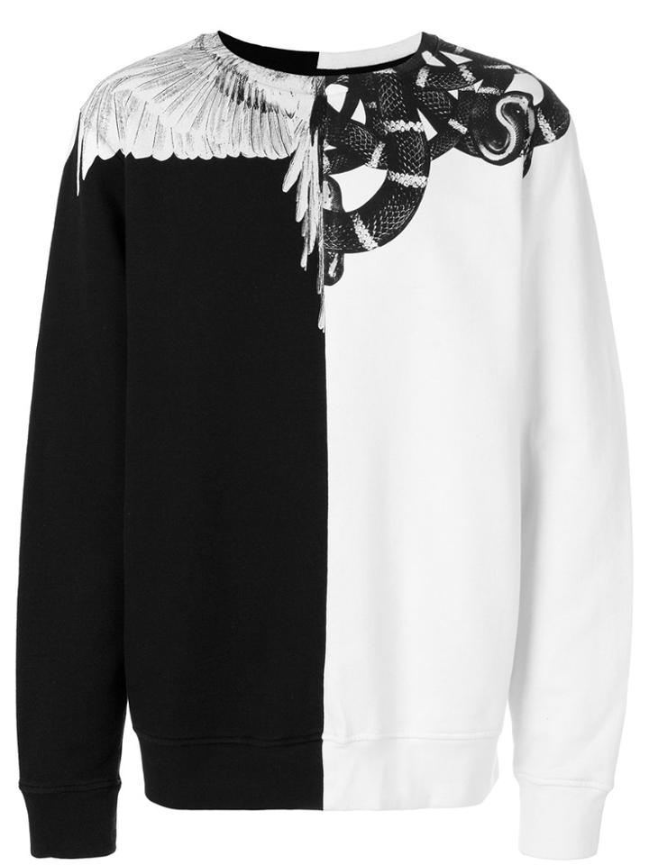 Marcelo Burlon County Of Milan Snake Wings Sweatshirt - Black