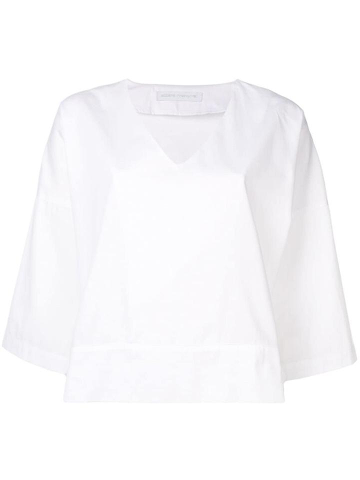 Société Anonyme Flare Styled Blouse - White