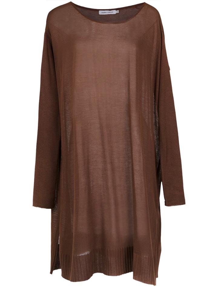 Gloria Coelho Loose Knit Blouse - Brown