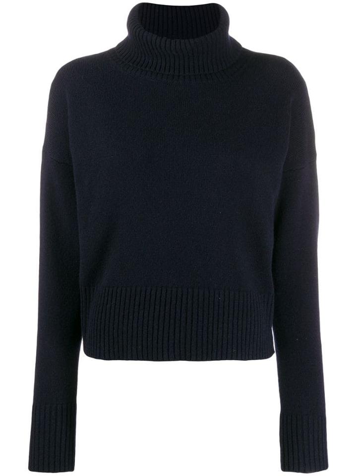 P.a.r.o.s.h. Roll Neck Jumper - Blue
