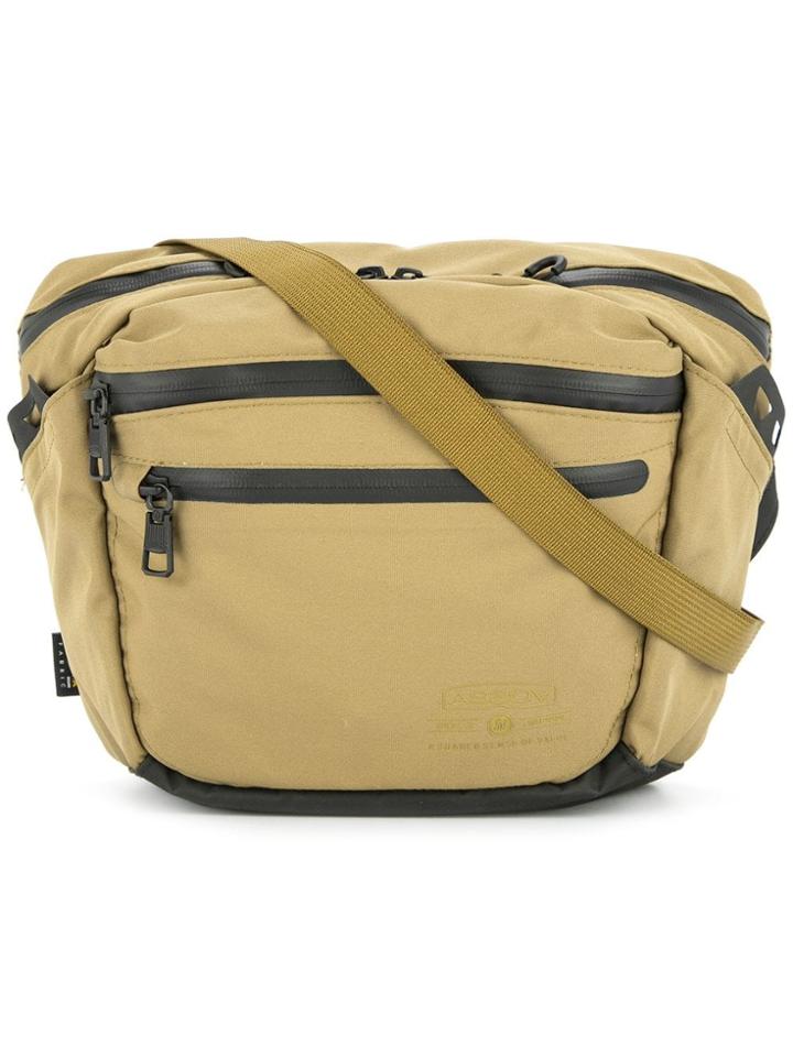 As2ov Square Shoulder Bag - Brown