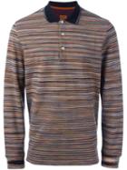 Missoni Striped Polo Shirt, Men's, Size: Small, Cotton