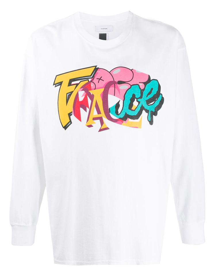 Facetasm Graffiti Logo T-shirt - White