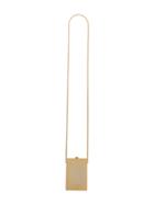Ambush Card Case Pendant Necklace - Gold