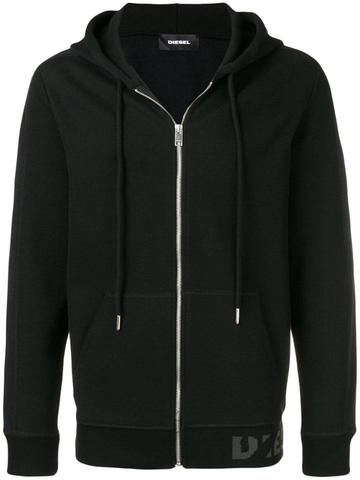 Diesel Zipped Sweatshirt - Black