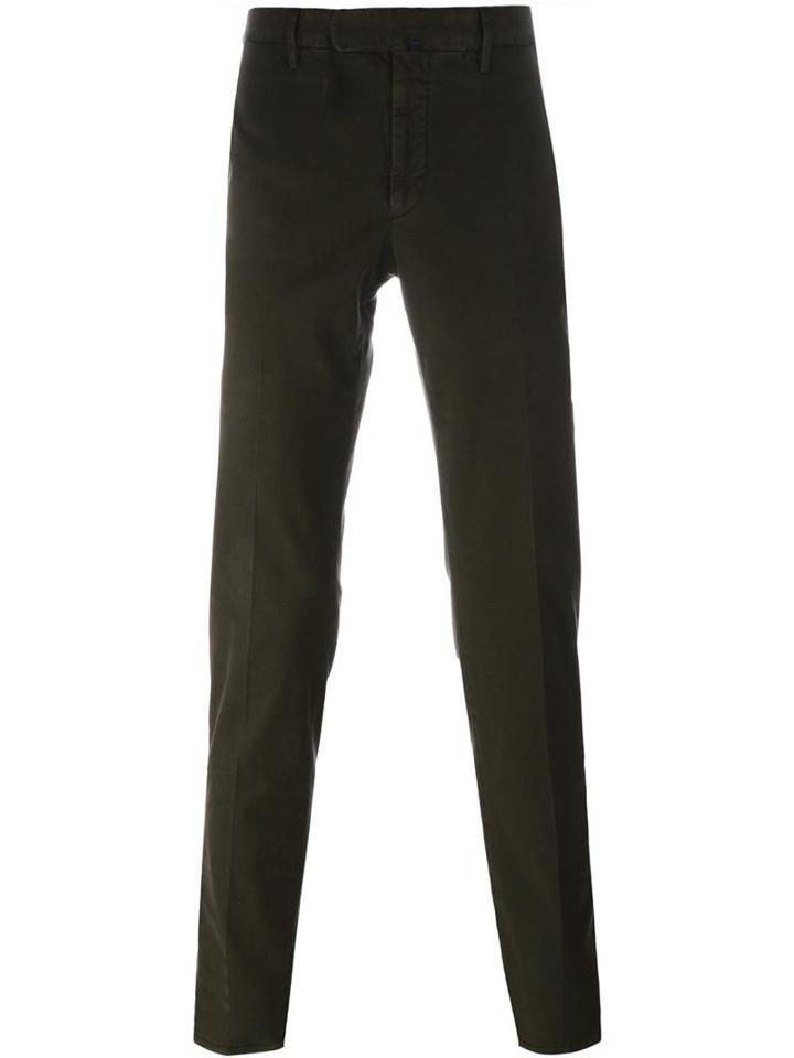 Incotex Slim-fit Trousers, Men's, Size: 46, Brown, Cotton/spandex/elastane