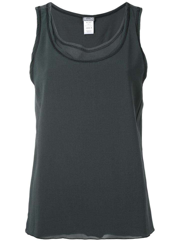Kristensen Du Nord Layered Tank Top - Grey