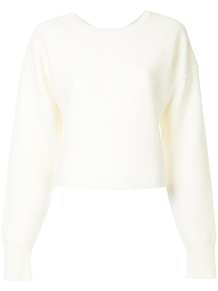 Le Ciel Bleu 2way Knit Corset - White