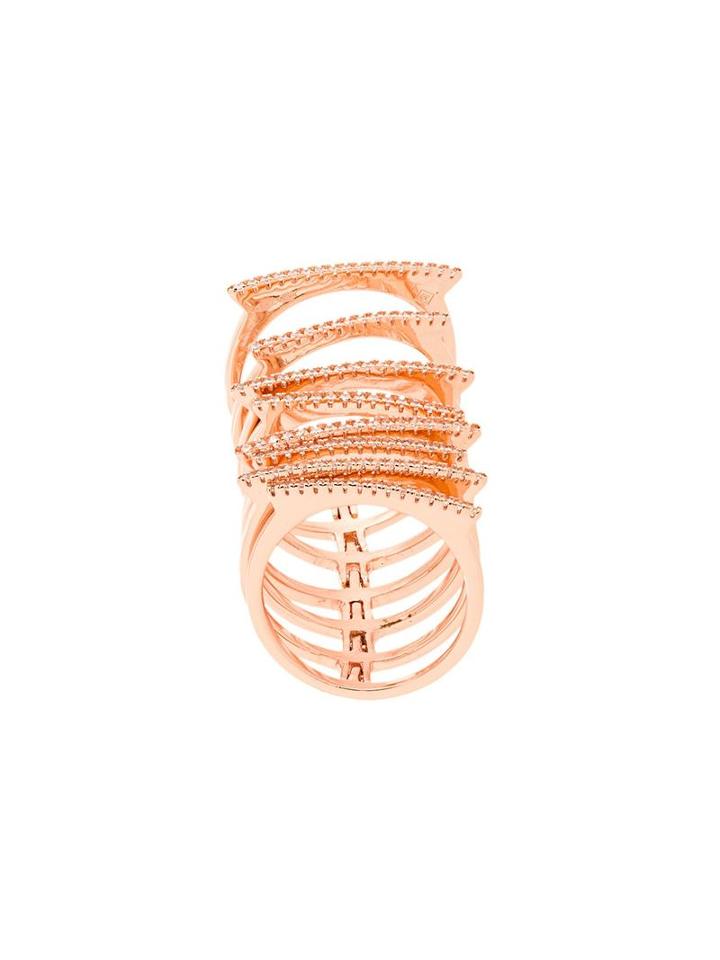 Federica Tosi Stack Ring, Women's, Metallic