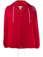 Comme Des Garçons Shirt Hooded Bomber Jacket - Red