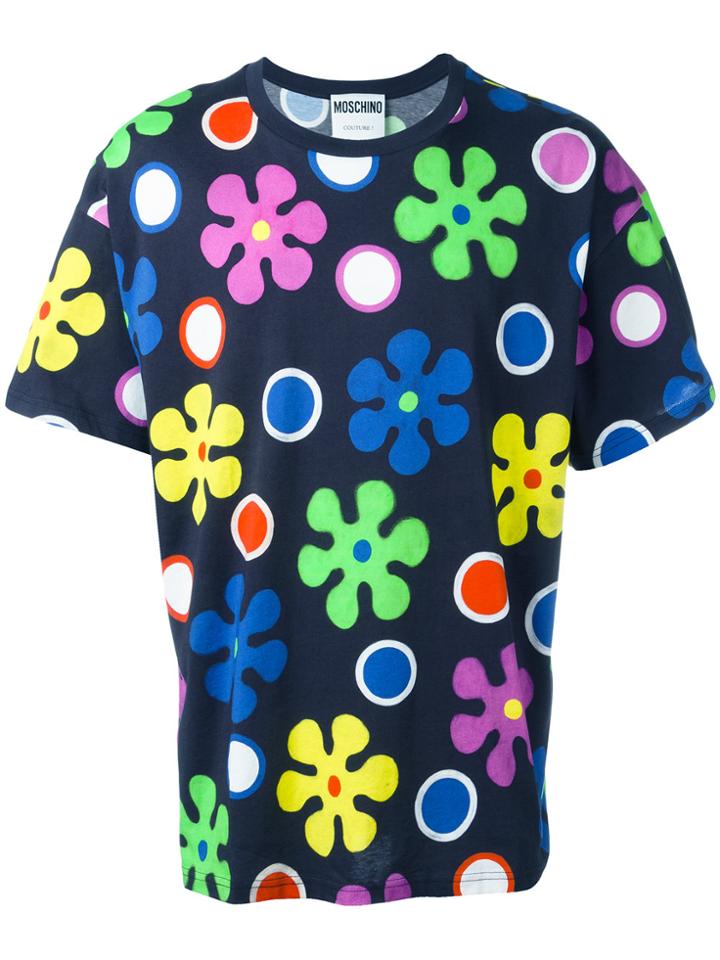 Moschino Flower Power T-shirt - Black