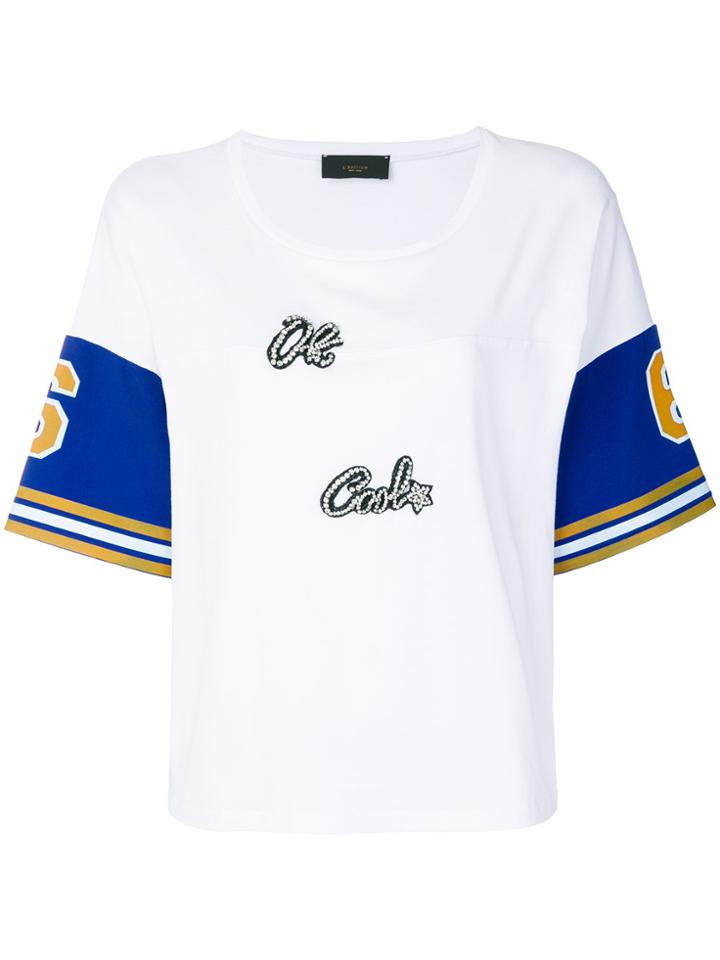 Lédition Embroidered T-shirt - White