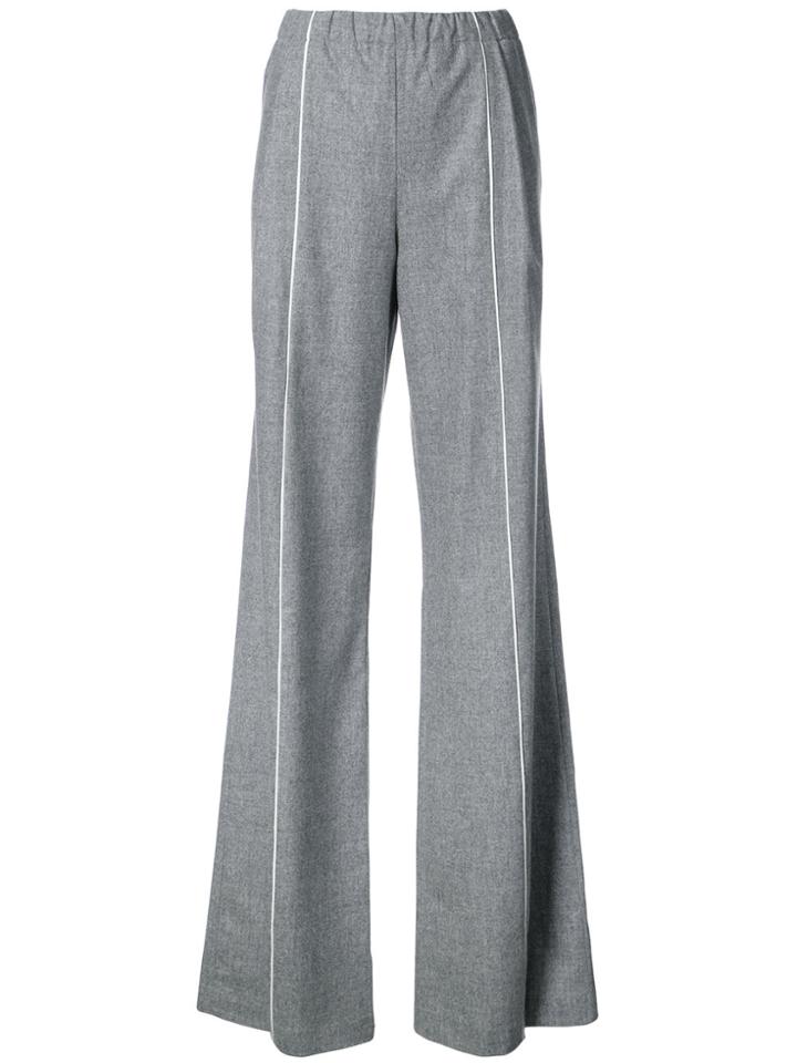 Vionnet Wide Leg Trousers - Grey