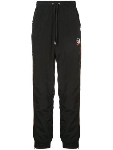 Selfmade By Gianfranco Villegas Logo Stripe Track Pants - Black