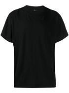 Amiri Logo Print Crew Neck T-shirt - Black