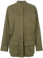 T By Alexander Wang Oversized Military Jacket - Green
