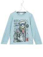 Little Marc Jacobs Grizzly Bear Print T-shirt, Boy's, Size: 6 Yrs, Blue
