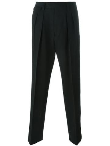 Kris Van Assche 'ticket' Pleated Tapered Trousers