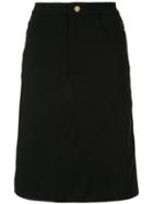 Harvey Faircloth High-waisted Skirt - Black