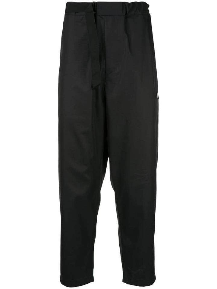 Oamc Loose Fit Woven Trousers - Black