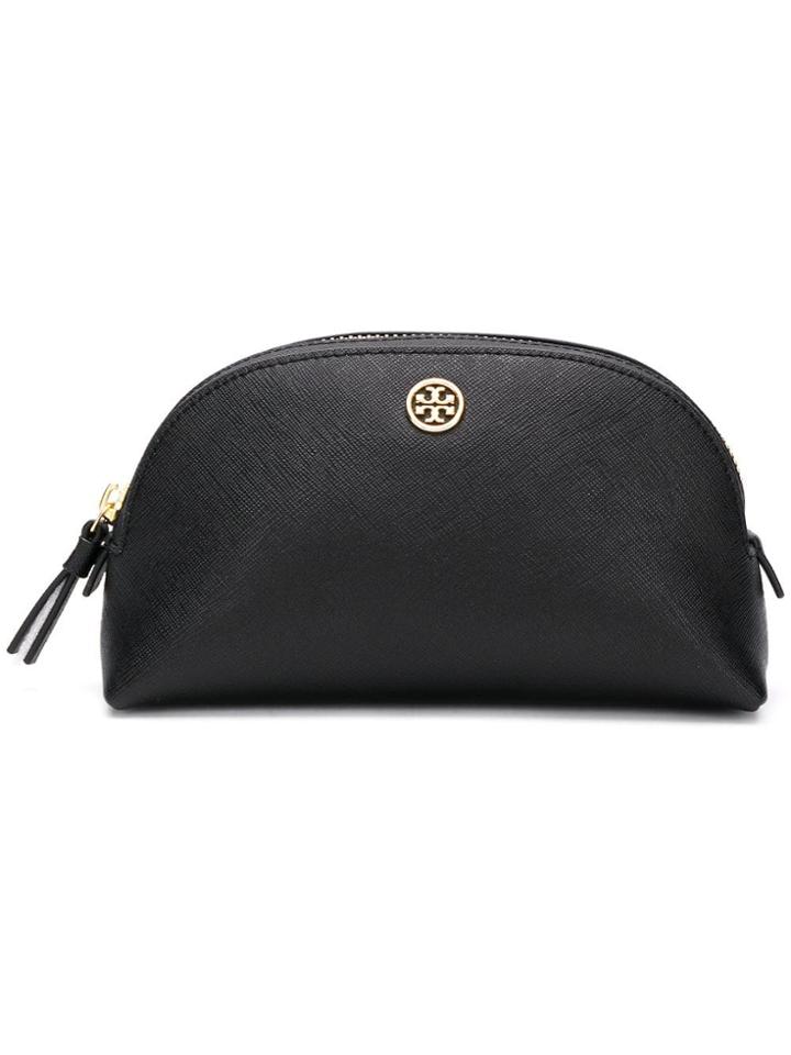 Tory Burch Robinson Small Makeup Bag - Black