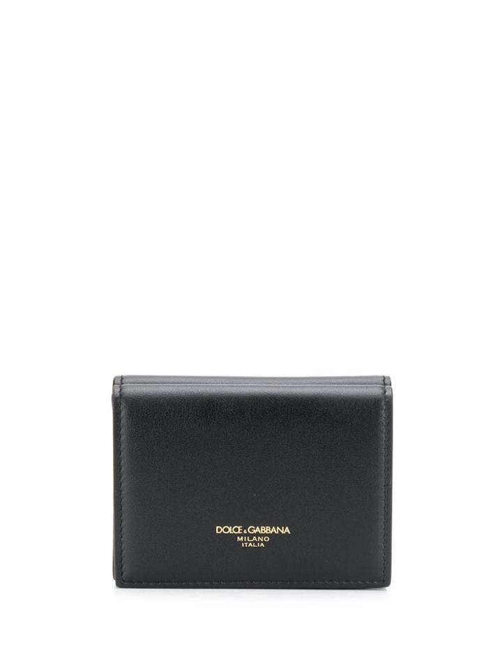 Dolce & Gabbana Front Logo Wallet - Black