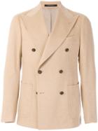 Tagliatore Double-breasted Fitted Blazer - Brown