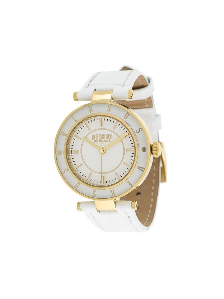 Versus Round Shape Watch, Women's, White