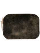 Nina Ricci - Elide Pouch - Women - Velvet/metal - One Size, Green, Velvet/metal