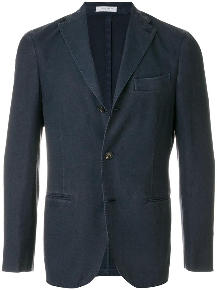 Boglioli Classic Slim-fit Jacket - Blue