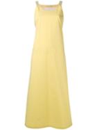Fabiana Filippi - Loose Fit Jersey Dress - Women - Cotton/spandex/elastane - 44, Yellow/orange, Cotton/spandex/elastane