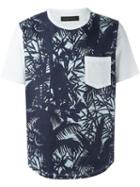 Christian Pellizzari Palm Tree Print T-shirt