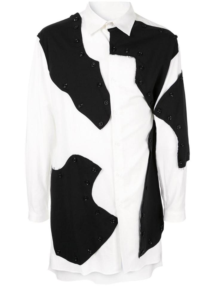 Yohji Yamamoto Detachable Bottom Long Shirt - White