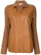 Hermès Vintage Panelled Knitted Top - Brown