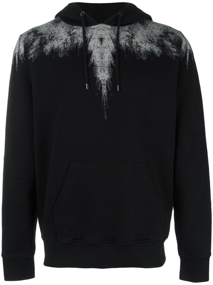 'yago' Hoodie, Men's, Size: Small, Black, Cotton, Marcelo Burlon County Of Milan