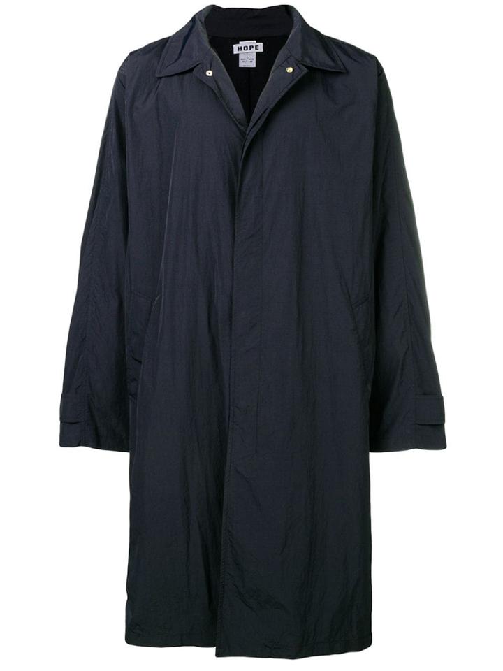 Hope Loose Parka Coat - Blue