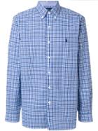 Polo Ralph Lauren Logo Patch Plaid Shirt - Blue